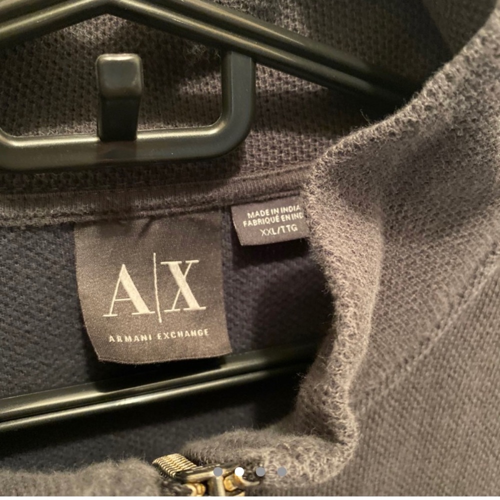 Armani Exchange zip up jacket
